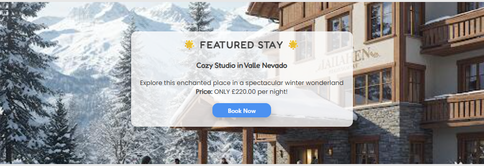 Feature highlighting promotional tools for holiday rental properties within the Every Stay Solutions theme